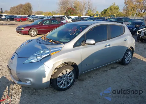 2015 Nissan Leaf S/Sv/Sl from USA, damaged, VIN 1N4AZ0CP8FC312633